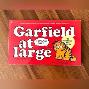 Vintage Original Print Garfield Book